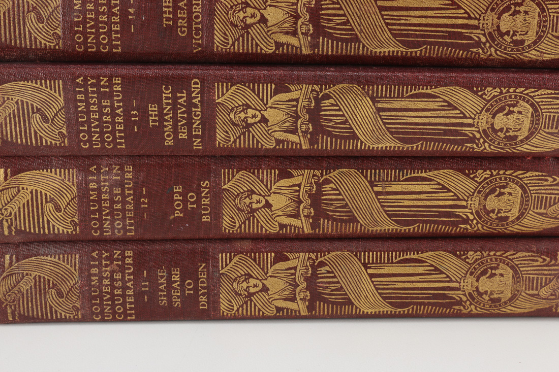 "Columbia University Course in Literature" Volumes 1-18 Gathering