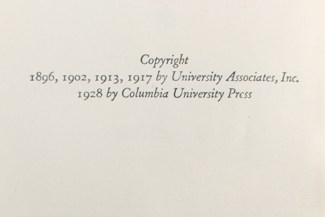 "Columbia University Course in Literature" Volumes 1-18 Gathering