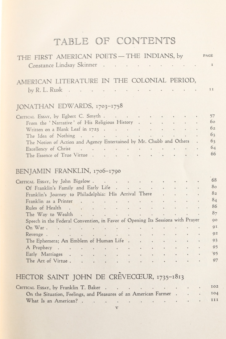 "Columbia University Course in Literature" Volumes 1-18 Gathering
