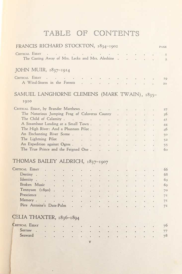 "Columbia University Course in Literature" Volumes 1-18 Gathering