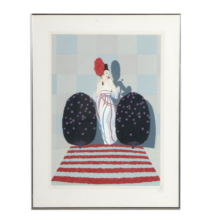 Erte Limited Edition Serigraph Print "Lafayette"