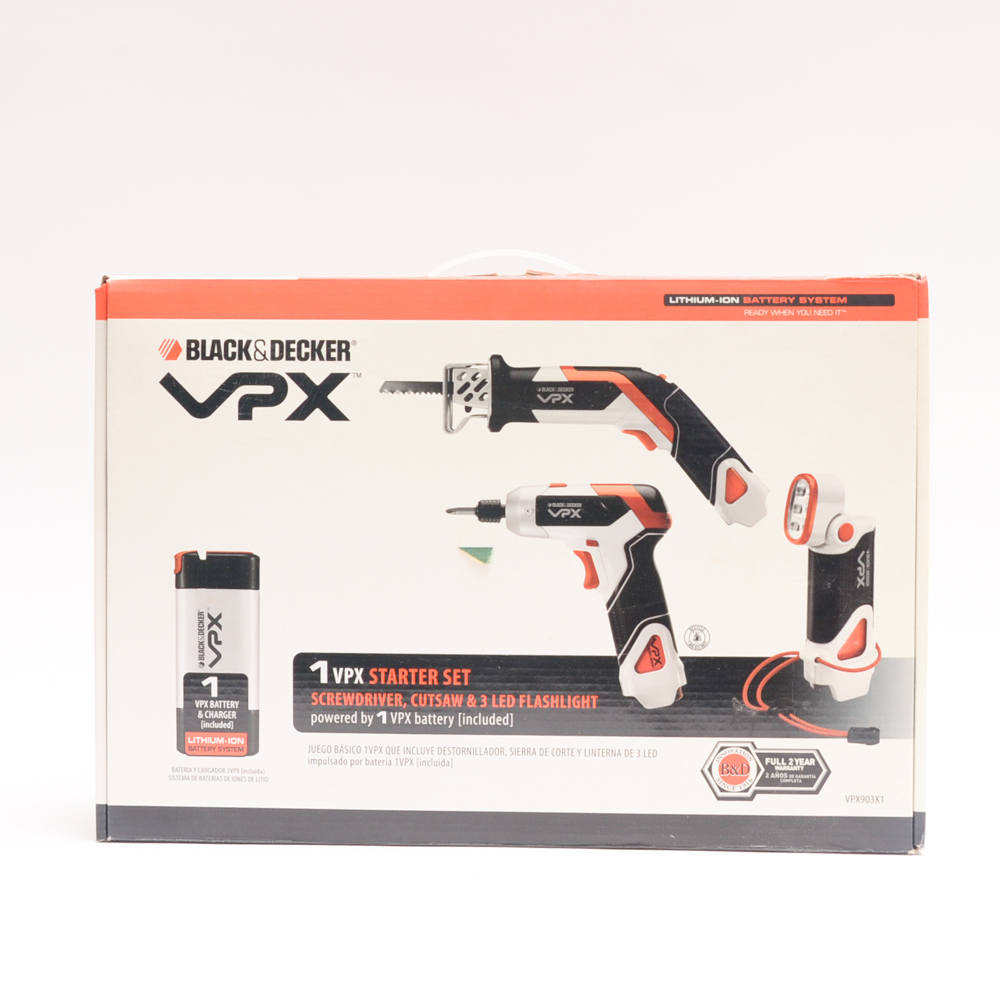 Black Decker VPX Starter Tool Set EBTH