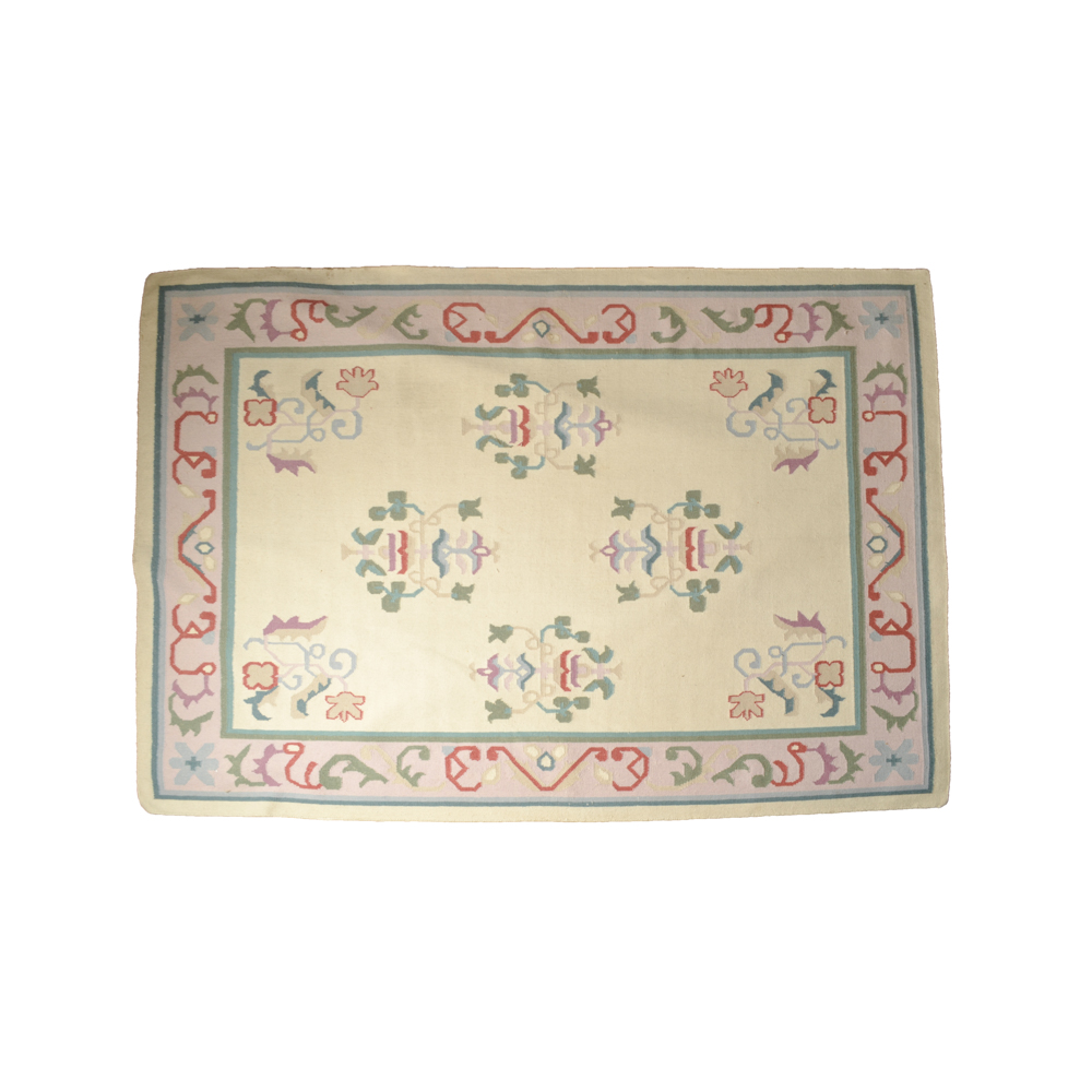 Handwoven Flat Weave Decorative Area Rug