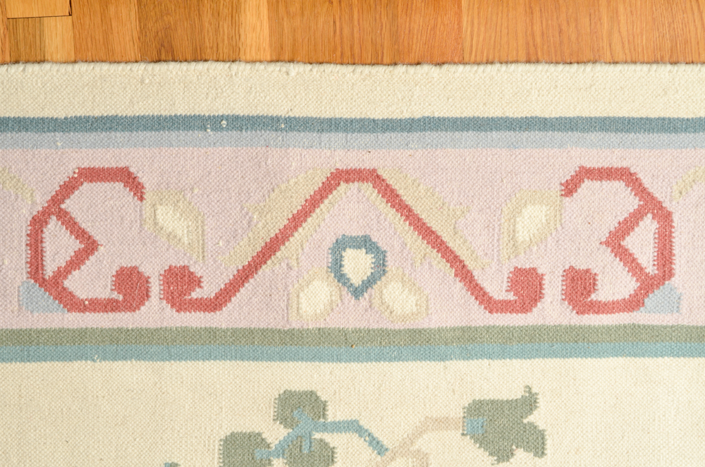 Handwoven Flat Weave Decorative Area Rug