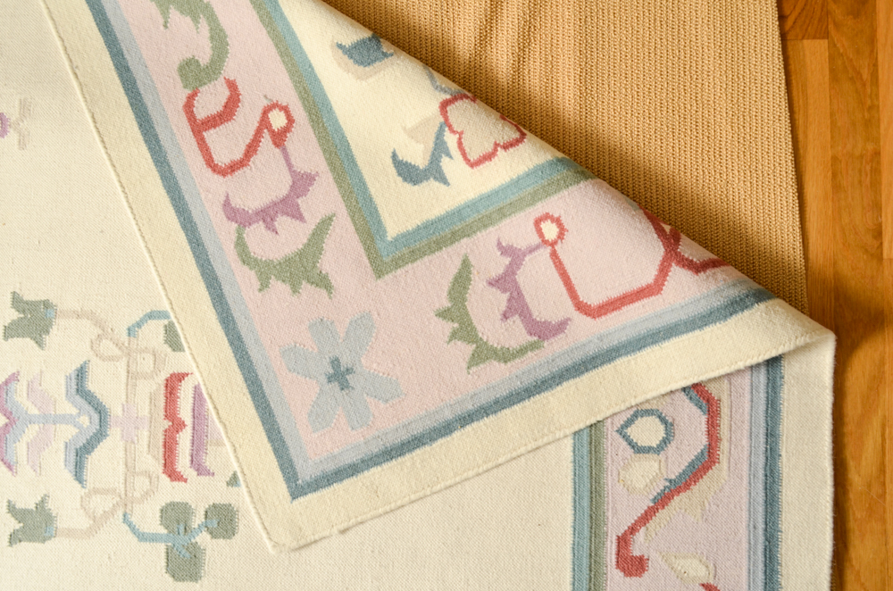 Handwoven Flat Weave Decorative Area Rug