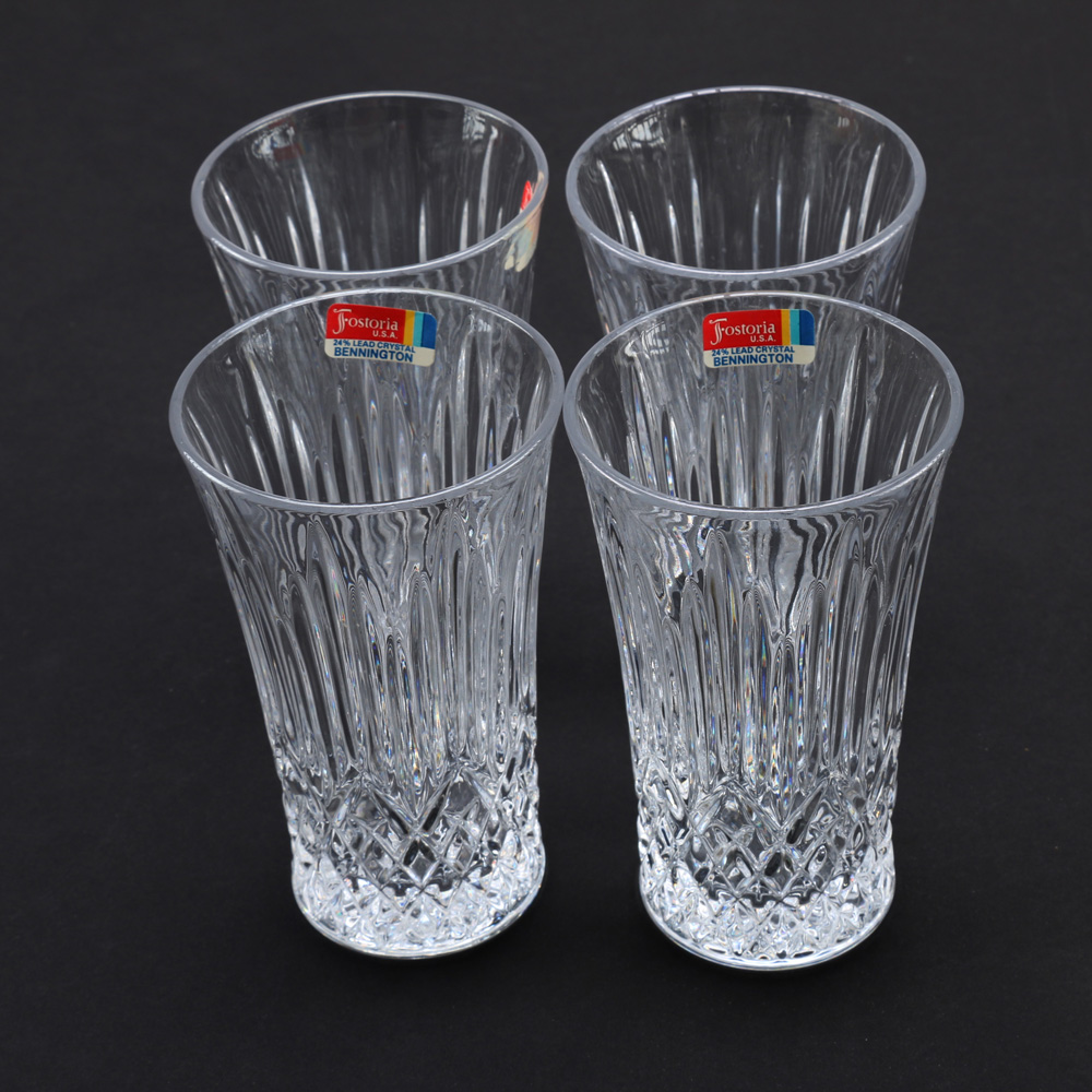 Set of Fostoria Lead Crystal Drinking Glasses