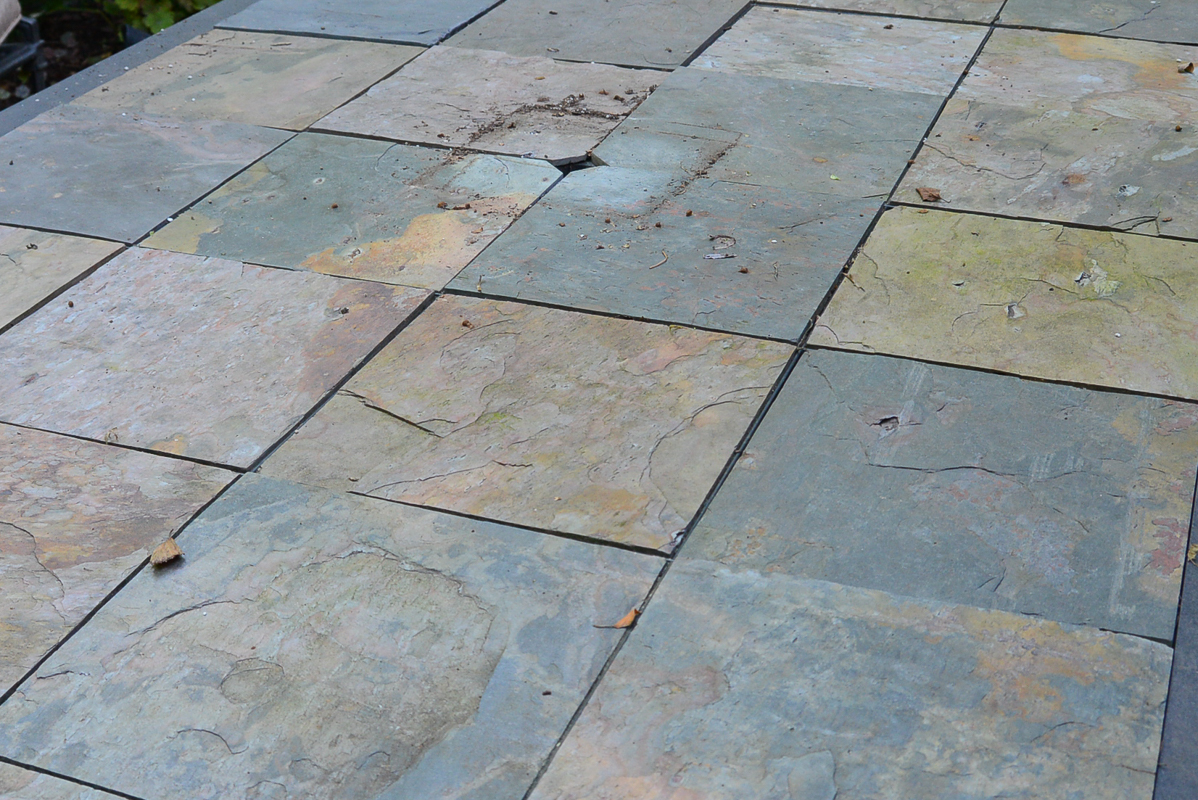 Custom Designed Stone Top Patio Dining Table