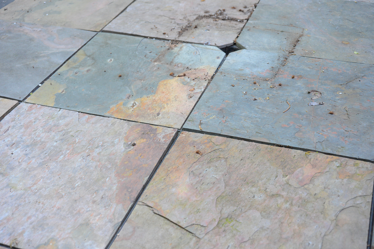 Custom Designed Stone Top Patio Dining Table