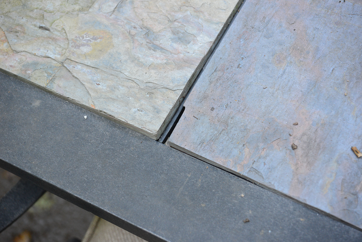 Custom Designed Stone Top Patio Dining Table