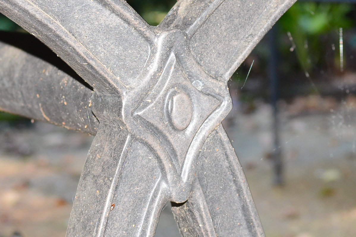 Custom Designed Stone Top Patio Dining Table