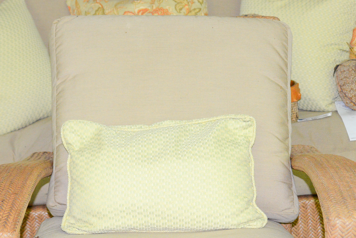 Pair of Woven Patio Chairs by Eddie Bauer