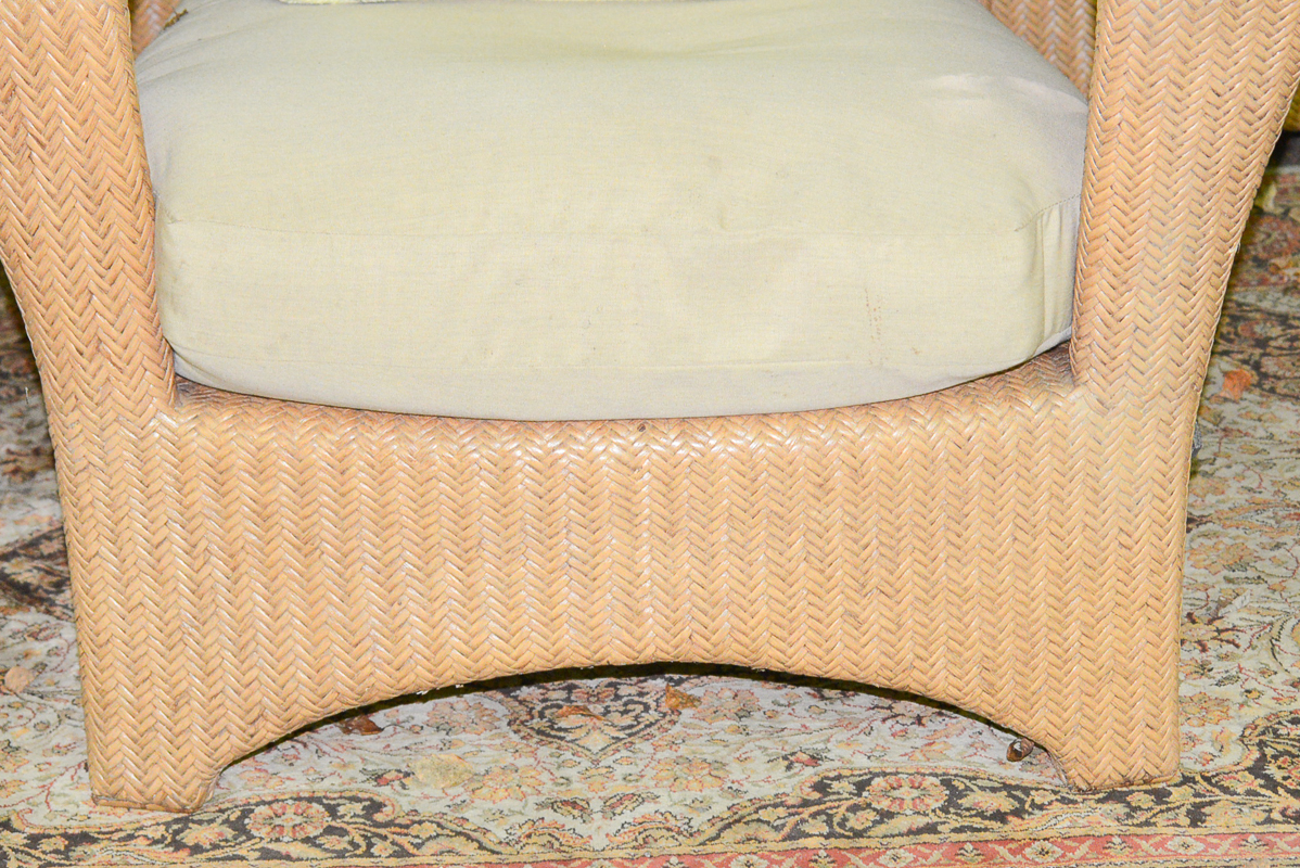 Pair of Woven Patio Chairs by Eddie Bauer