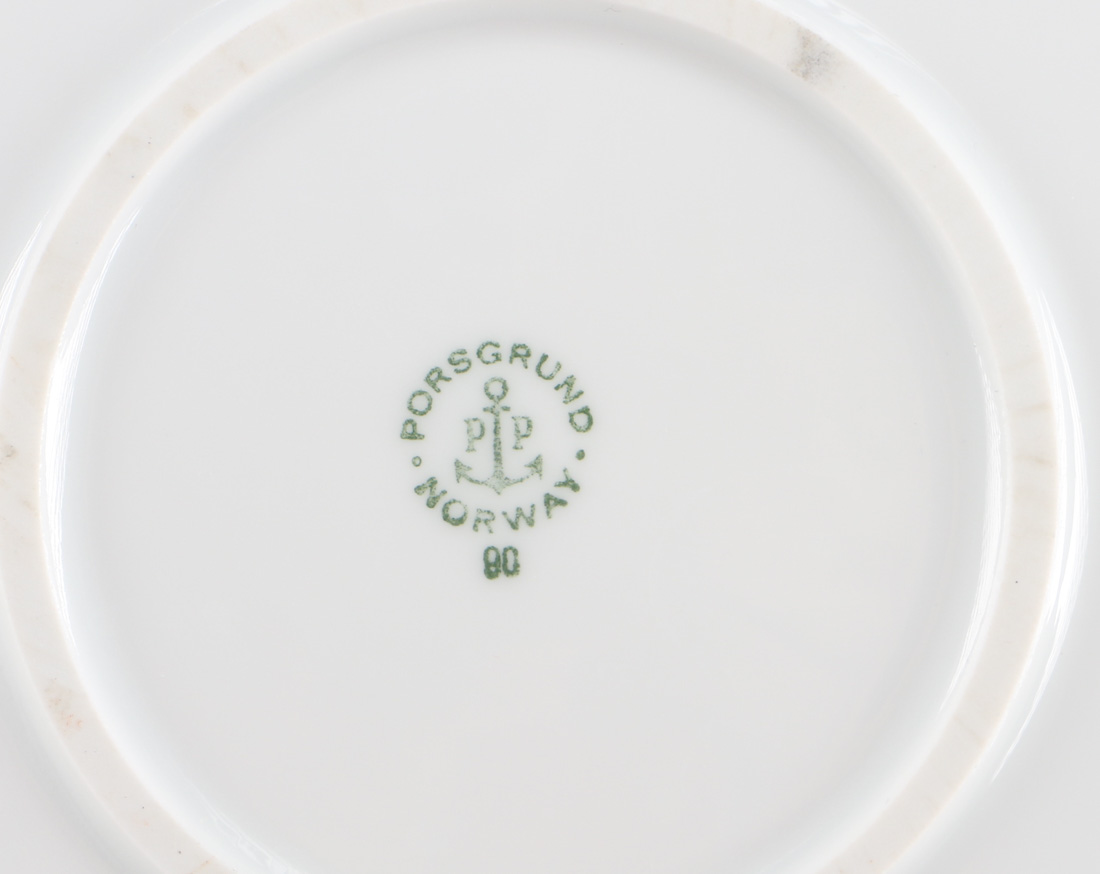 Porsgrund Norwegian Christmas China Including Designer Signed Pieces