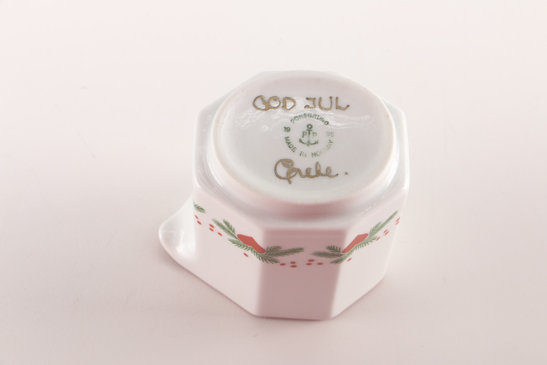 Porsgrund Norwegian Christmas China Including Designer Signed Pieces