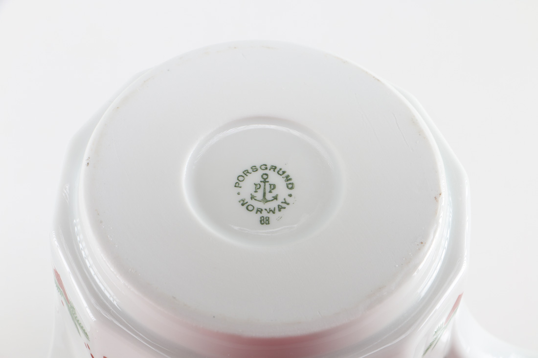 Porsgrund Norwegian Christmas China Including Designer Signed Pieces