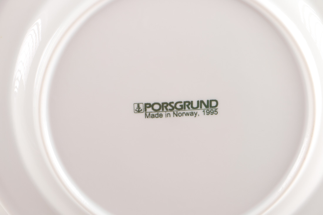 Porsgrund Norwegian Christmas China Including Designer Signed Pieces