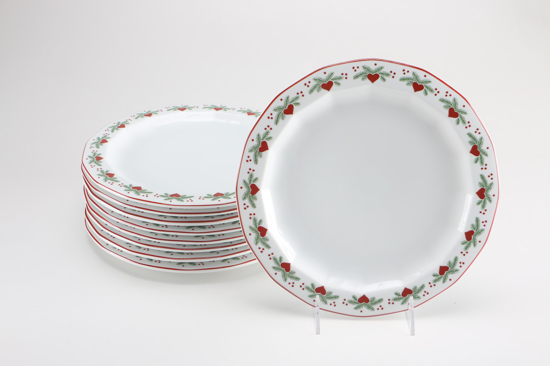 Porsgrund Norwegian Christmas China Including Designer Signed Pieces