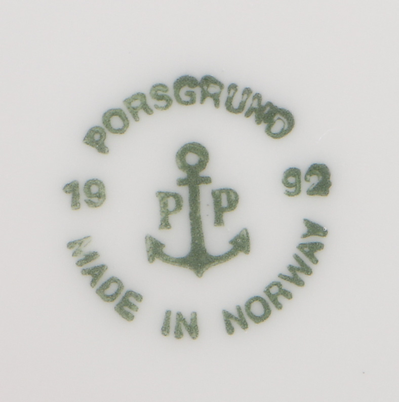 Porsgrund Norwegian Christmas China Including Designer Signed Pieces