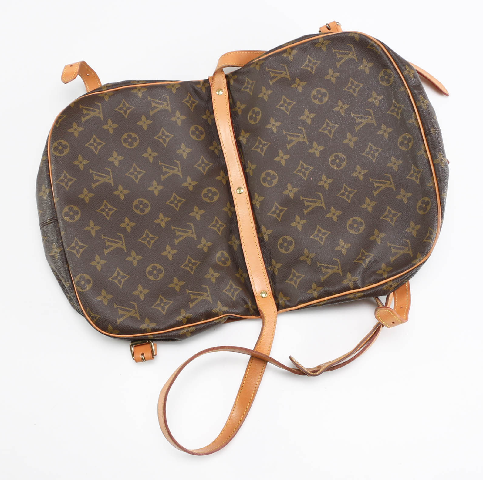 Circa 1980s Louis Vuitton Monogram Saumur Bag