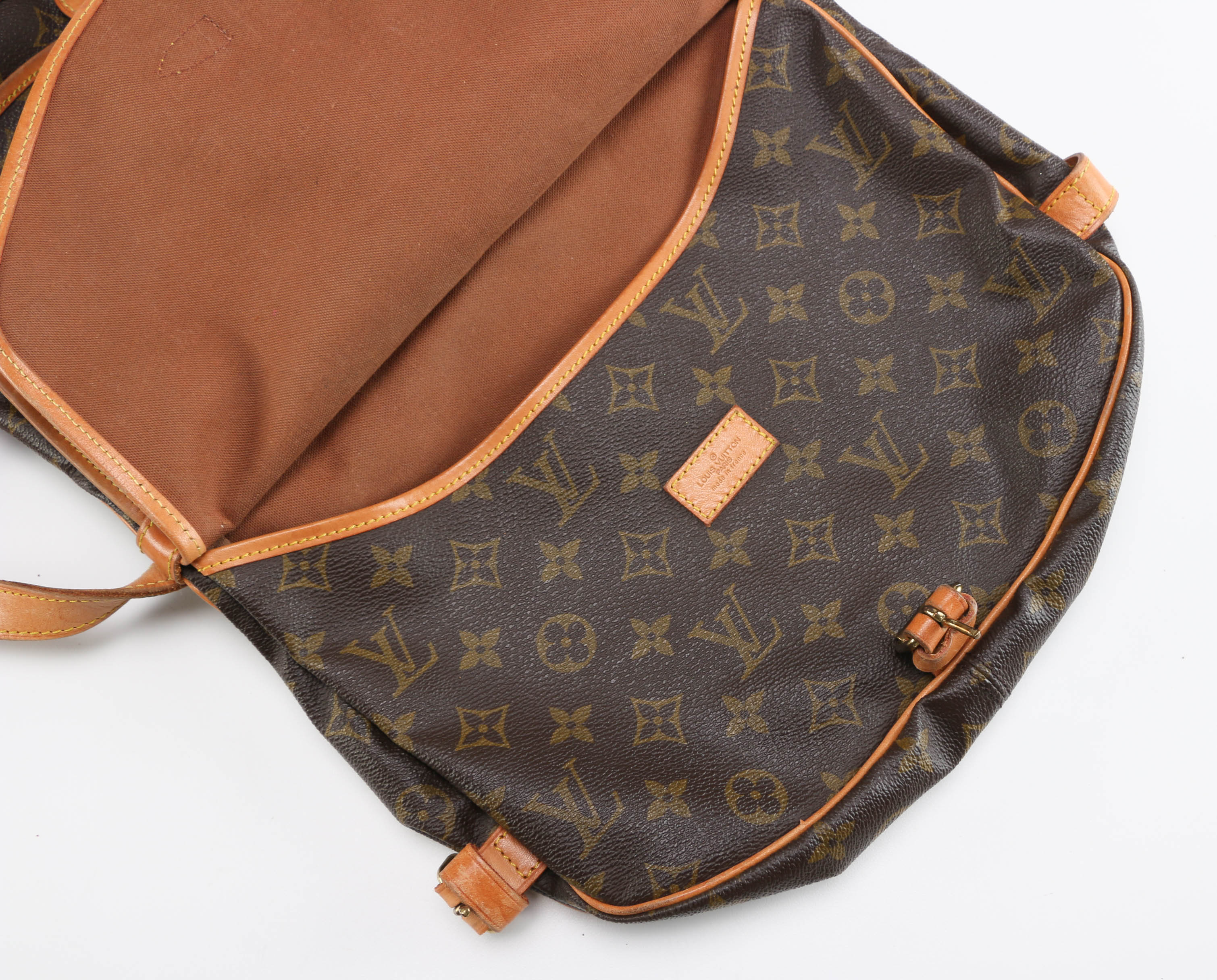 Circa 1980s Louis Vuitton Monogram Saumur Bag