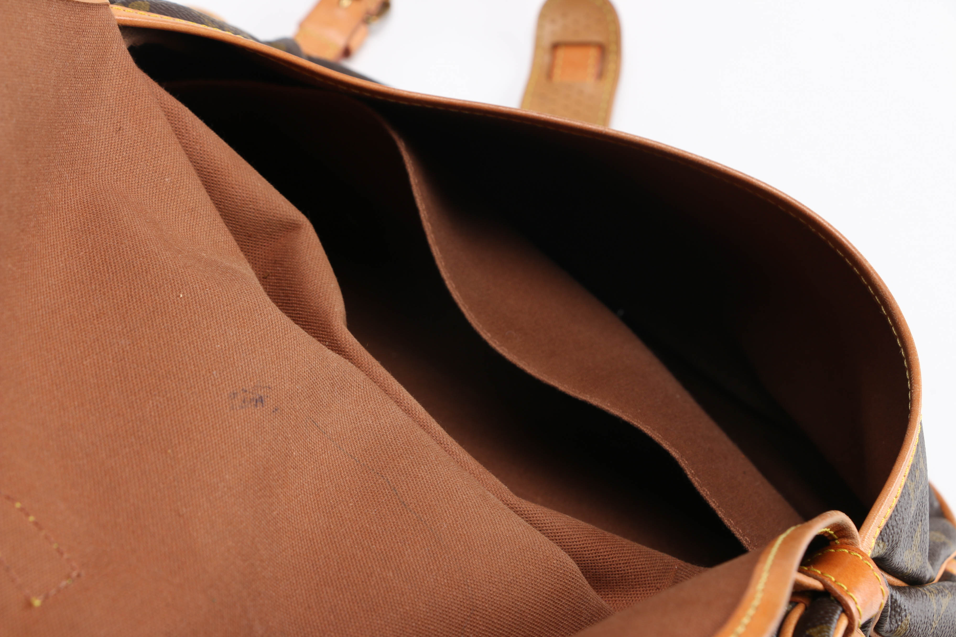 Circa 1980s Louis Vuitton Monogram Saumur Bag