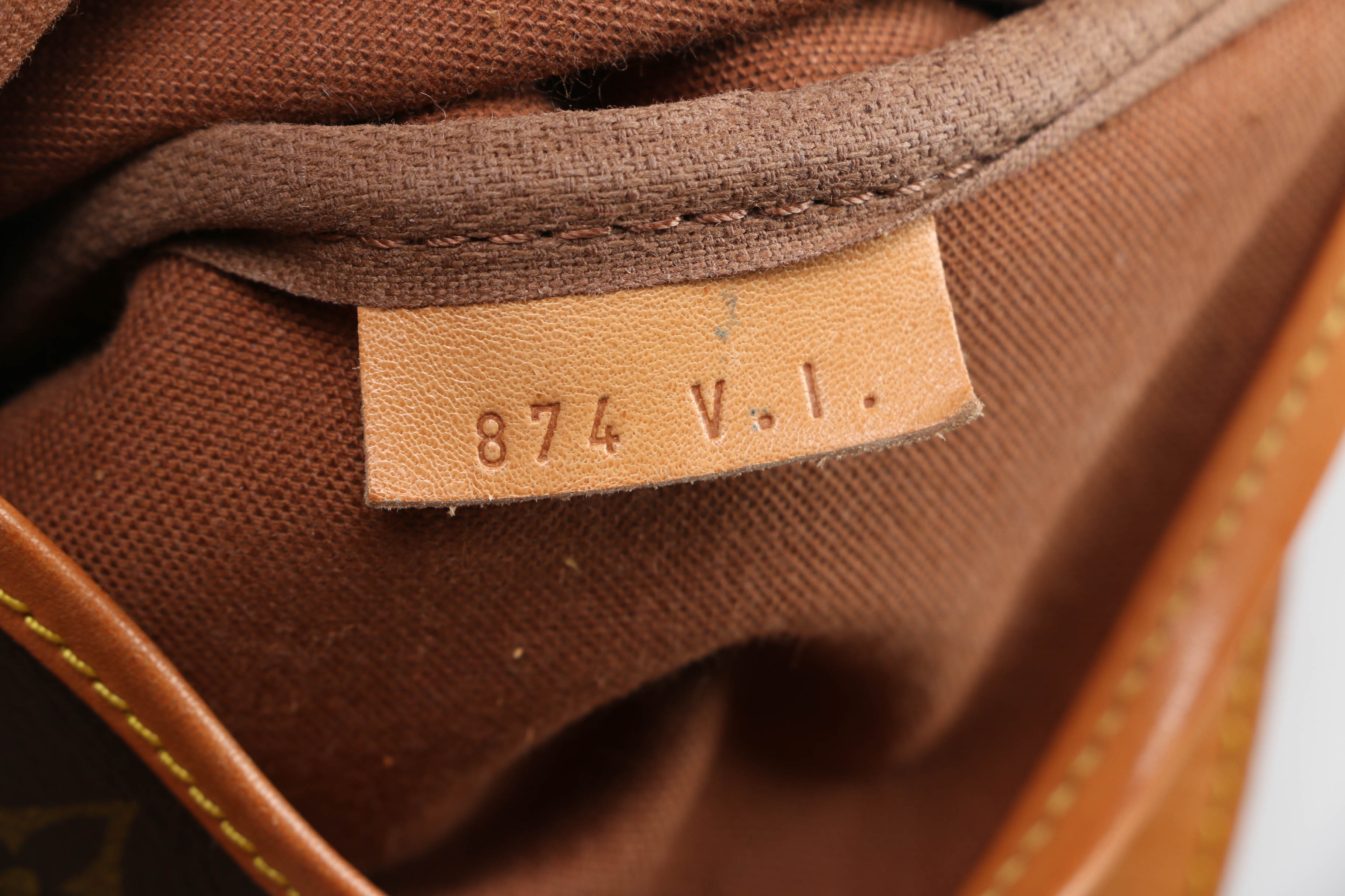 Circa 1980s Louis Vuitton Monogram Saumur Bag