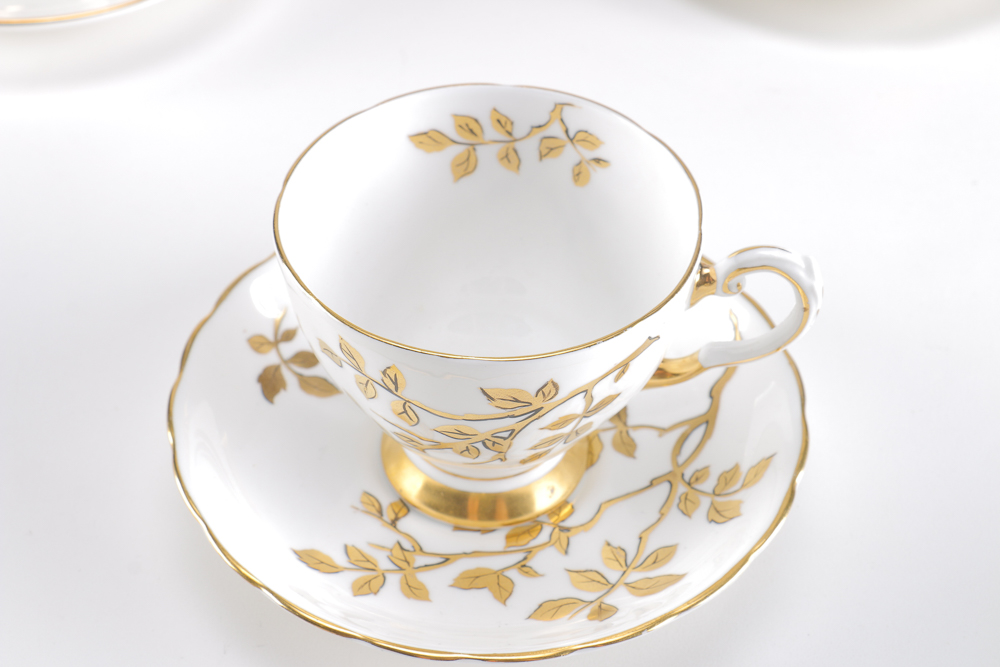 Assemblage of Porcelain Tea Ware Featuring Vintage Nippon