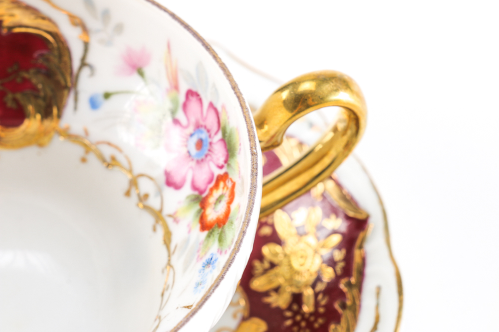 Assemblage of Porcelain Tea Ware Featuring Vintage Nippon