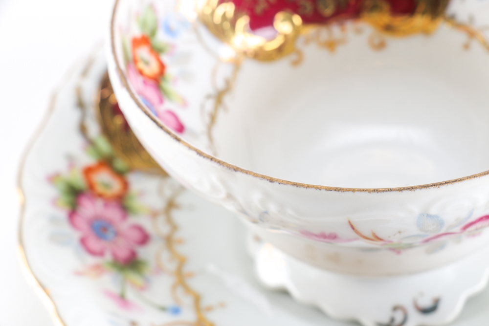 Assemblage of Porcelain Tea Ware Featuring Vintage Nippon