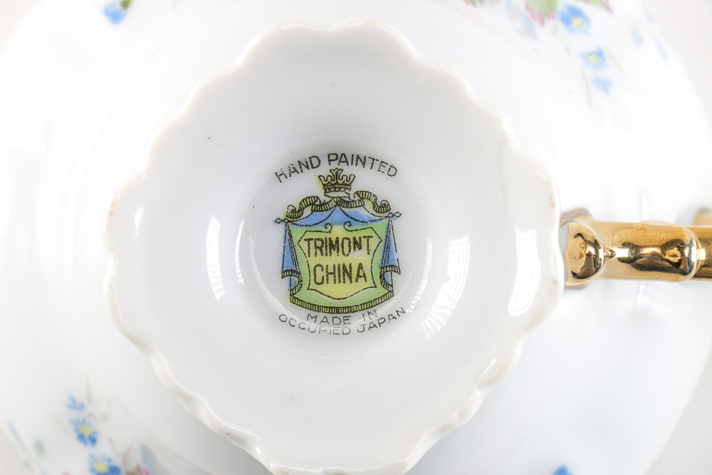 Assemblage of Porcelain Tea Ware Featuring Vintage Nippon