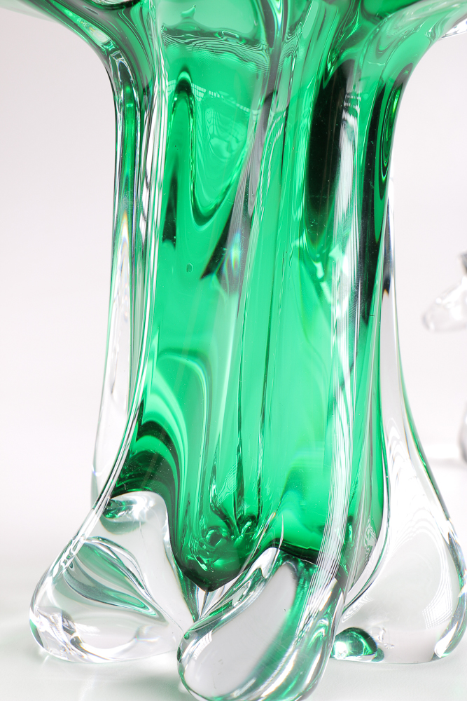 Sommerso Art Glass Vases