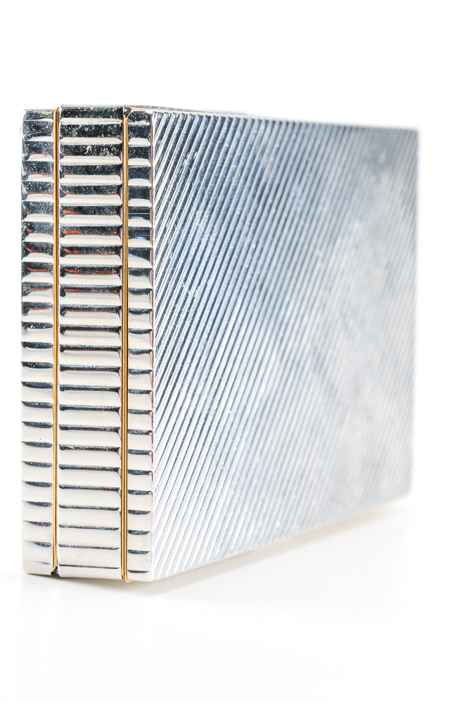 Vintage Makeup Palette Compact and Black Velvet Purse