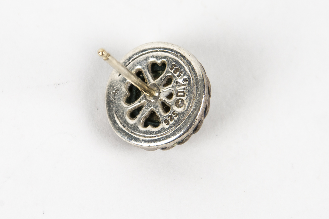 David Yurman 14K Gold and Sterling Silver Earrings