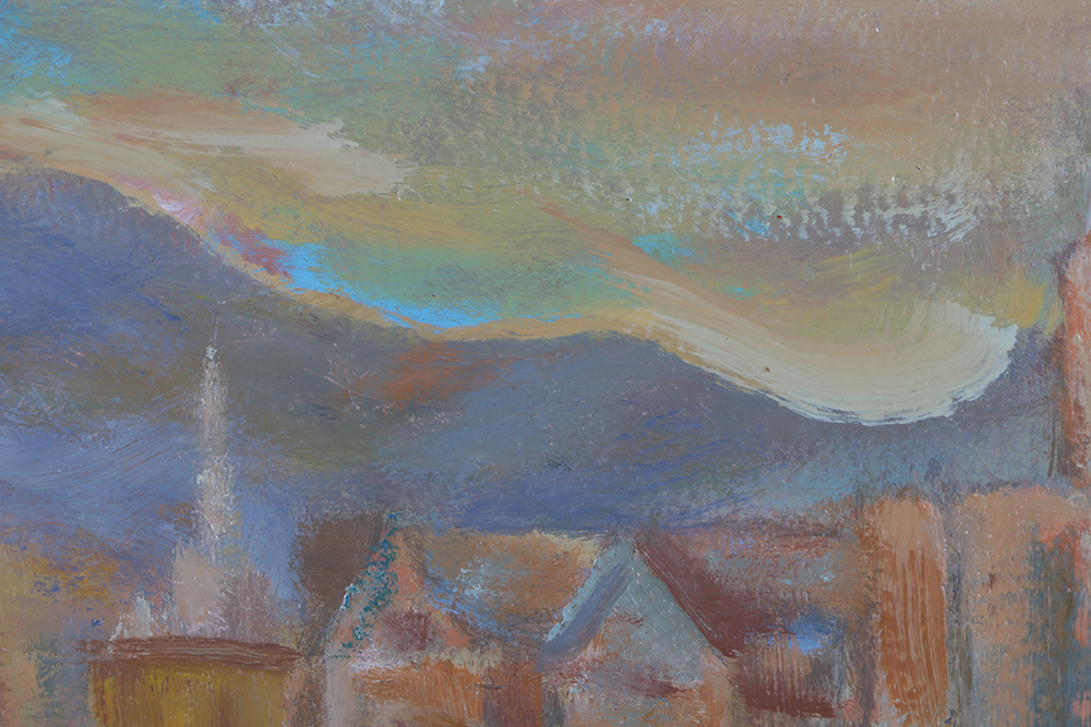 John Schweikhard Original Oil Painting "Sprint Finish"