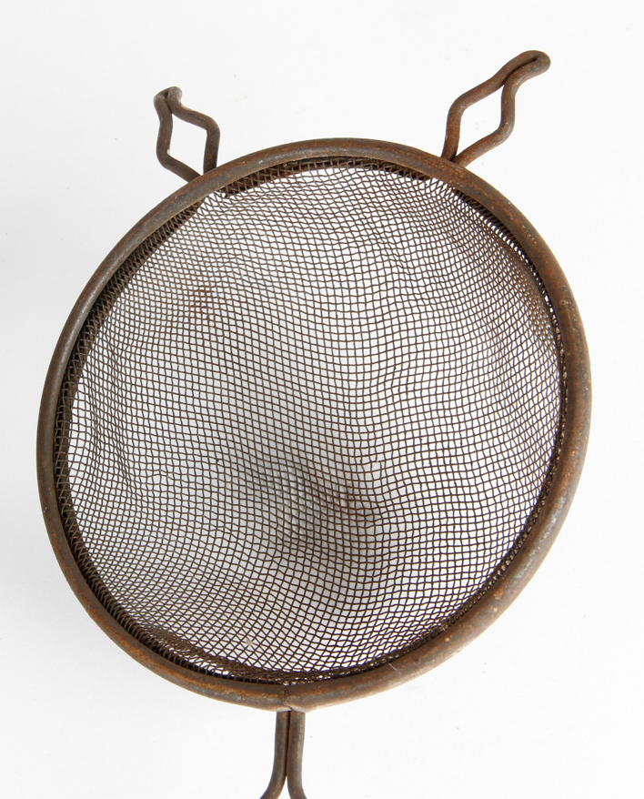 Collection of Mid Century Red and White Stiped MFG Co. Kitchen Utensils