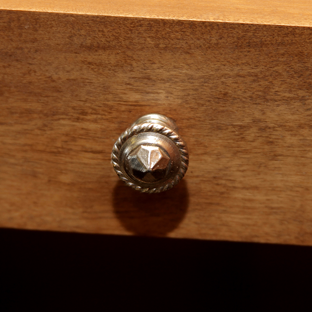 Vintage Maple Wardrobe with Mirrored Door