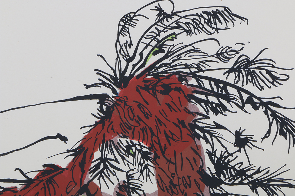 Robert Sargent Signed Artist Proof Serigraph "The Relative"