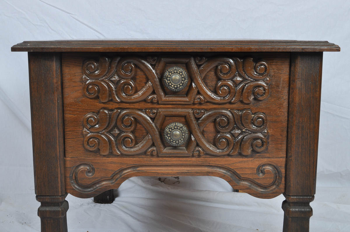 Vintage Spanish Colonial Style Side Table