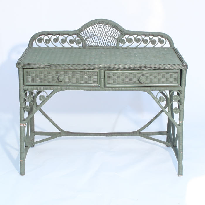 Wicker Vanity Table