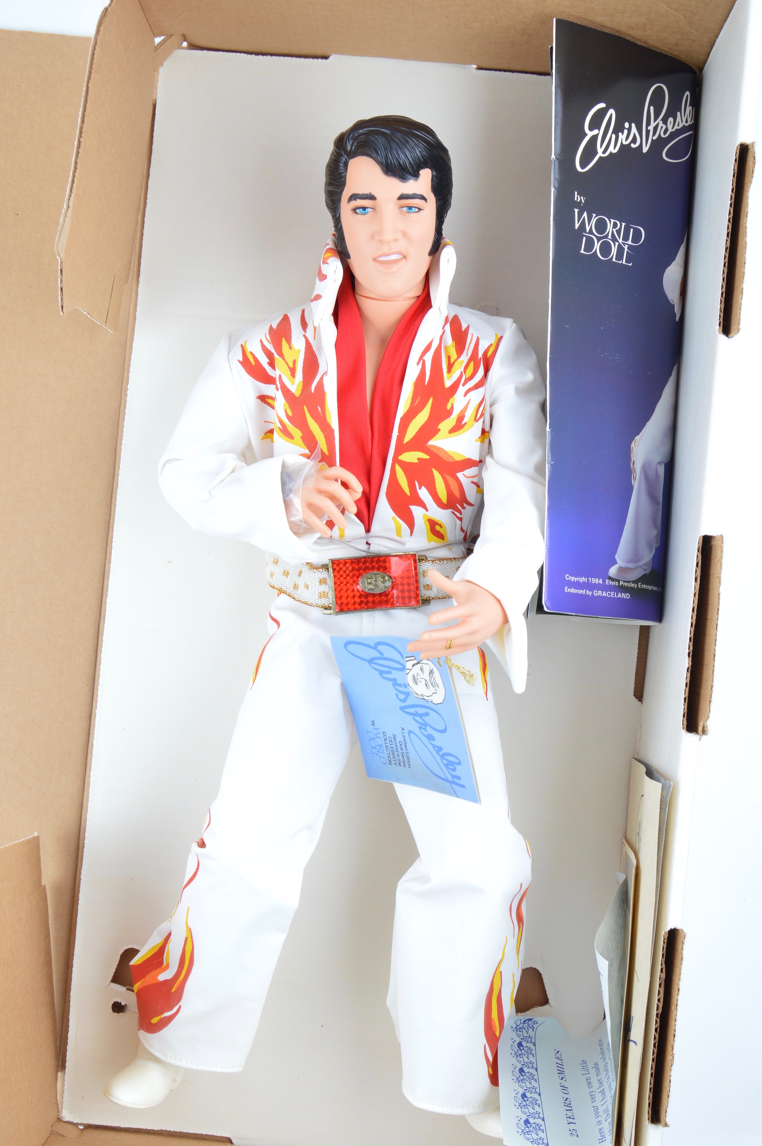 Two Mid-1980s Large Elvis Presley Limited Edition Dolls