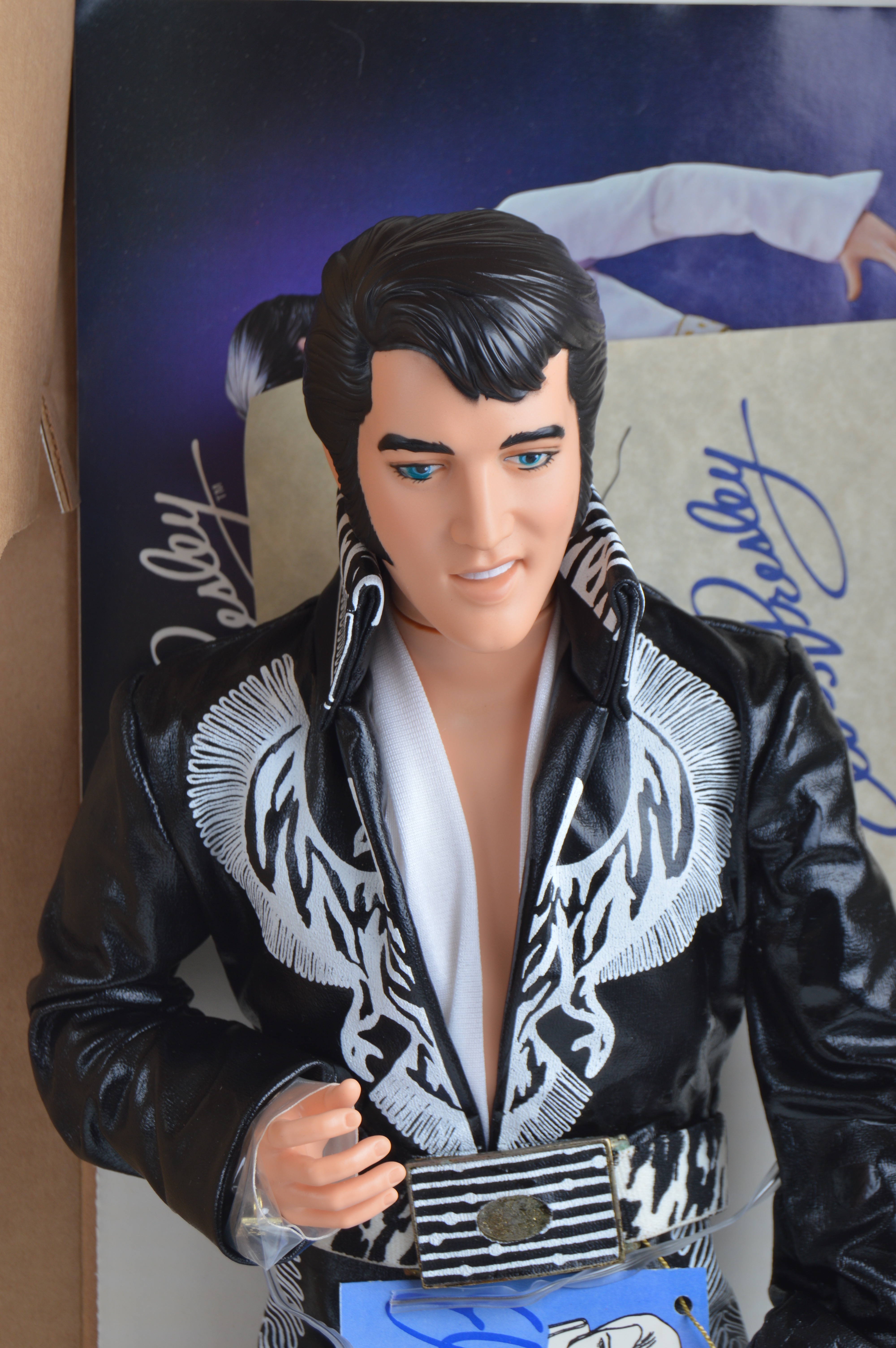 Two Mid-1980s Large Elvis Presley Limited Edition Dolls