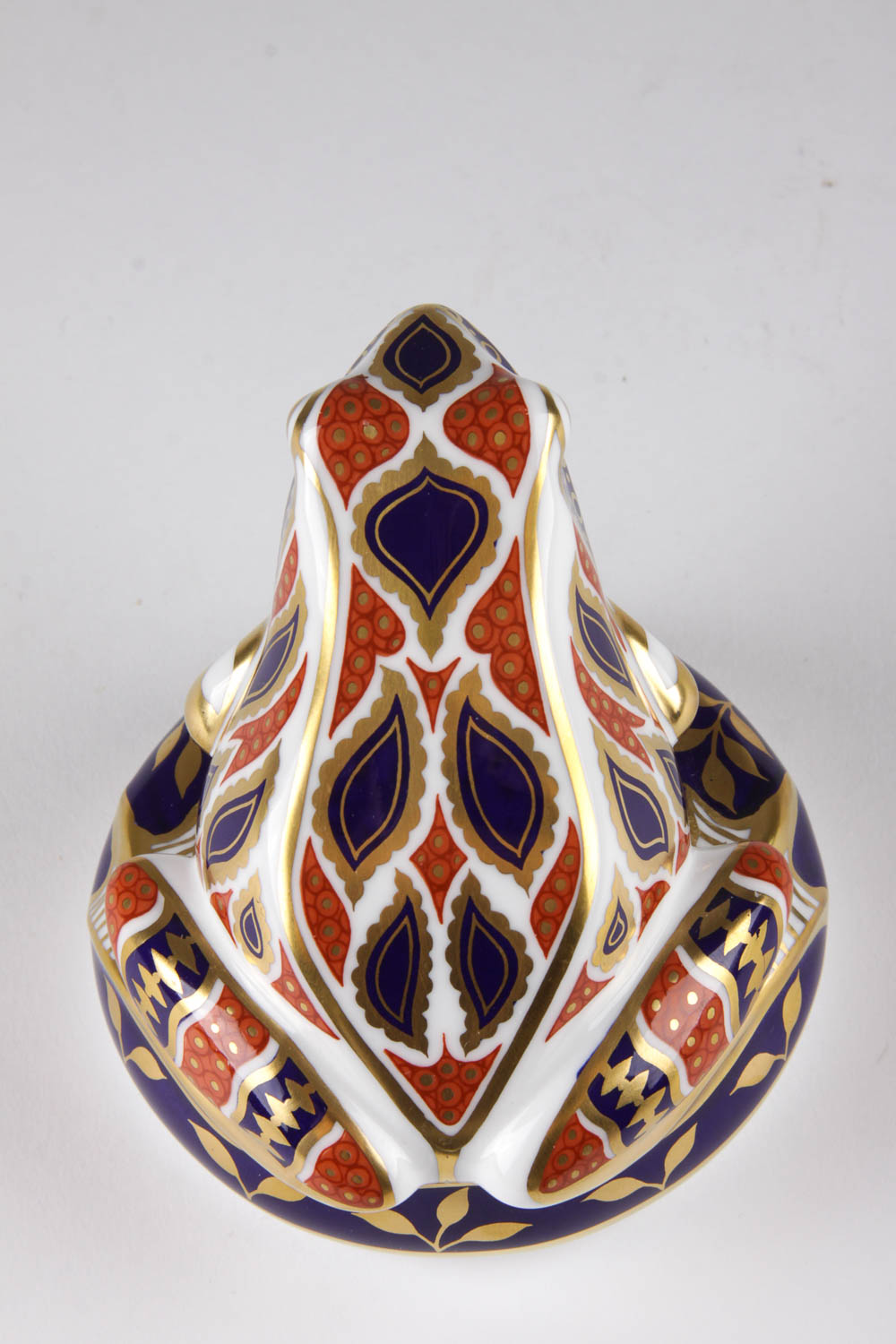 Royal Crown Derby "Imari" Frog Paperweight