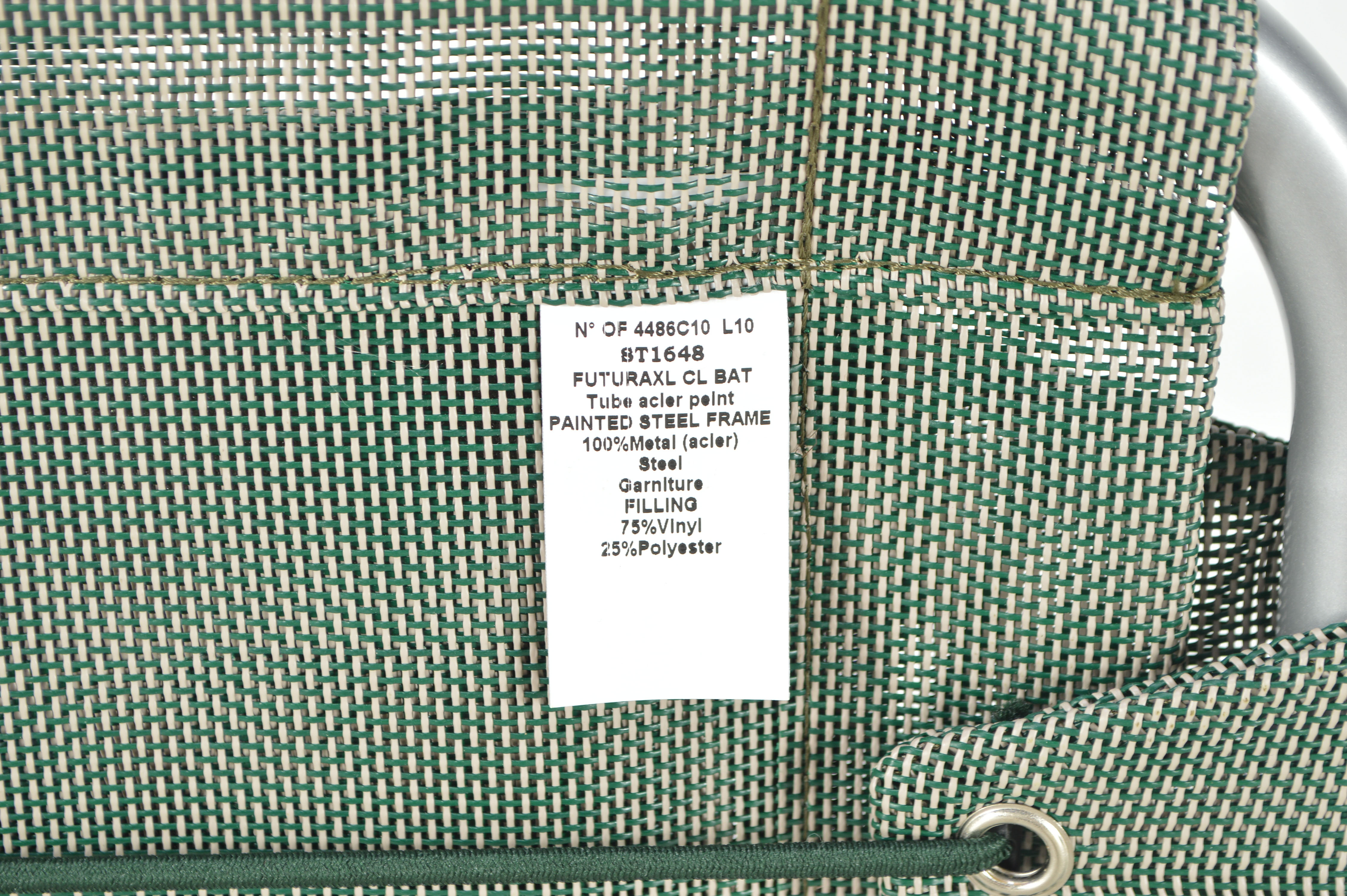 Lafuma Futura XL Zero Gravity Recliner - Grey Steel Frame with Iso Batyline® Fabric