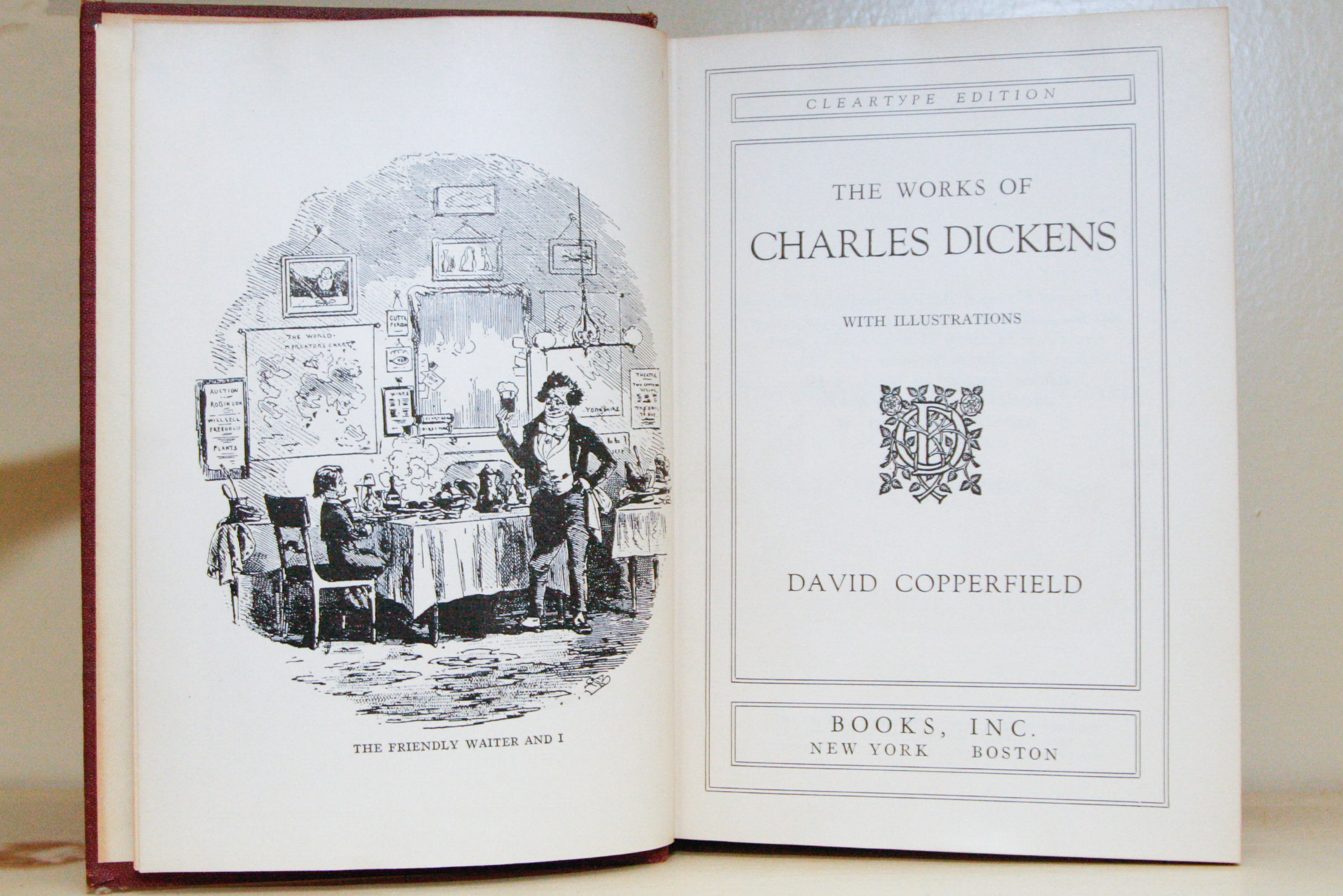 Antique Hardcover "The Works of Charles Dickens" in Twenty Volumes
