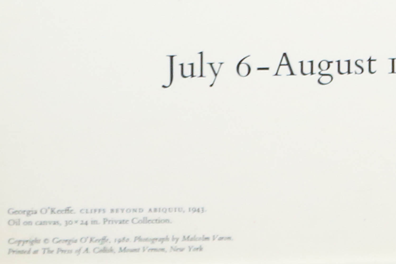 Sante Fe Chamber Music Festival Lithographic Poster Circa 1980