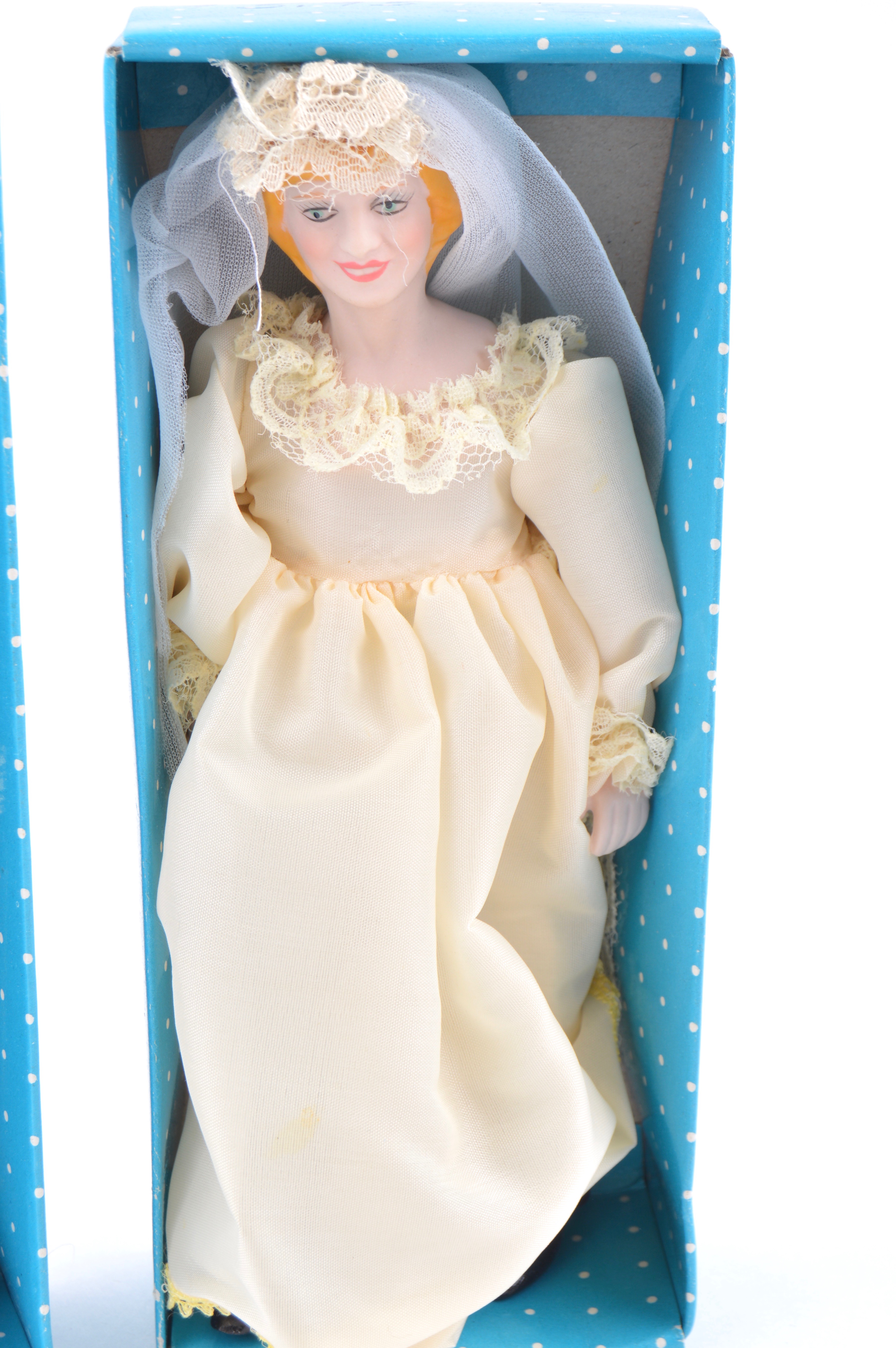 Vintage Princess Diana and Prince Charles Porcelain Dolls