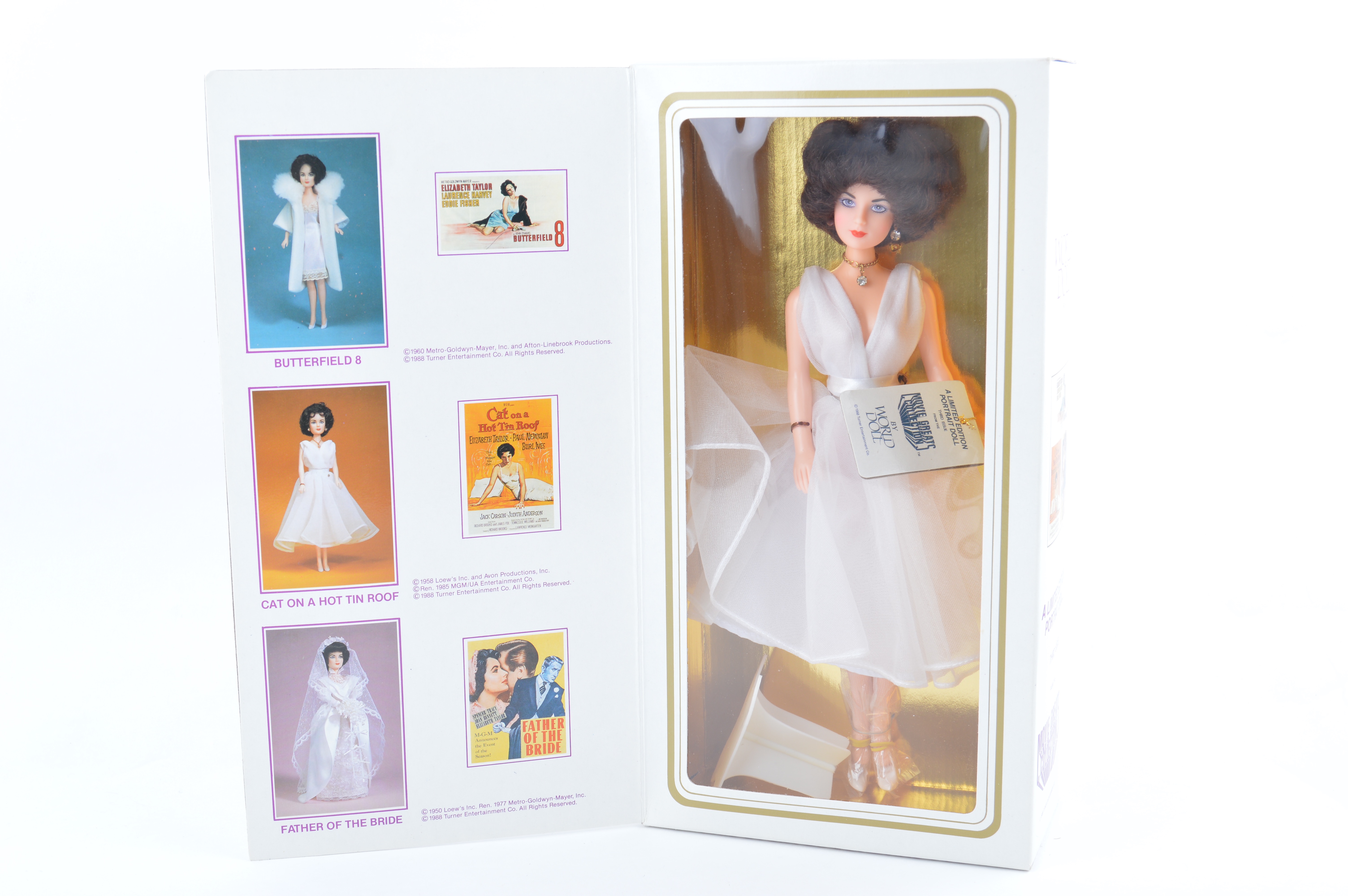 Vintage World Doll Elizabeth Taylor and Bonnie Blue Dolls