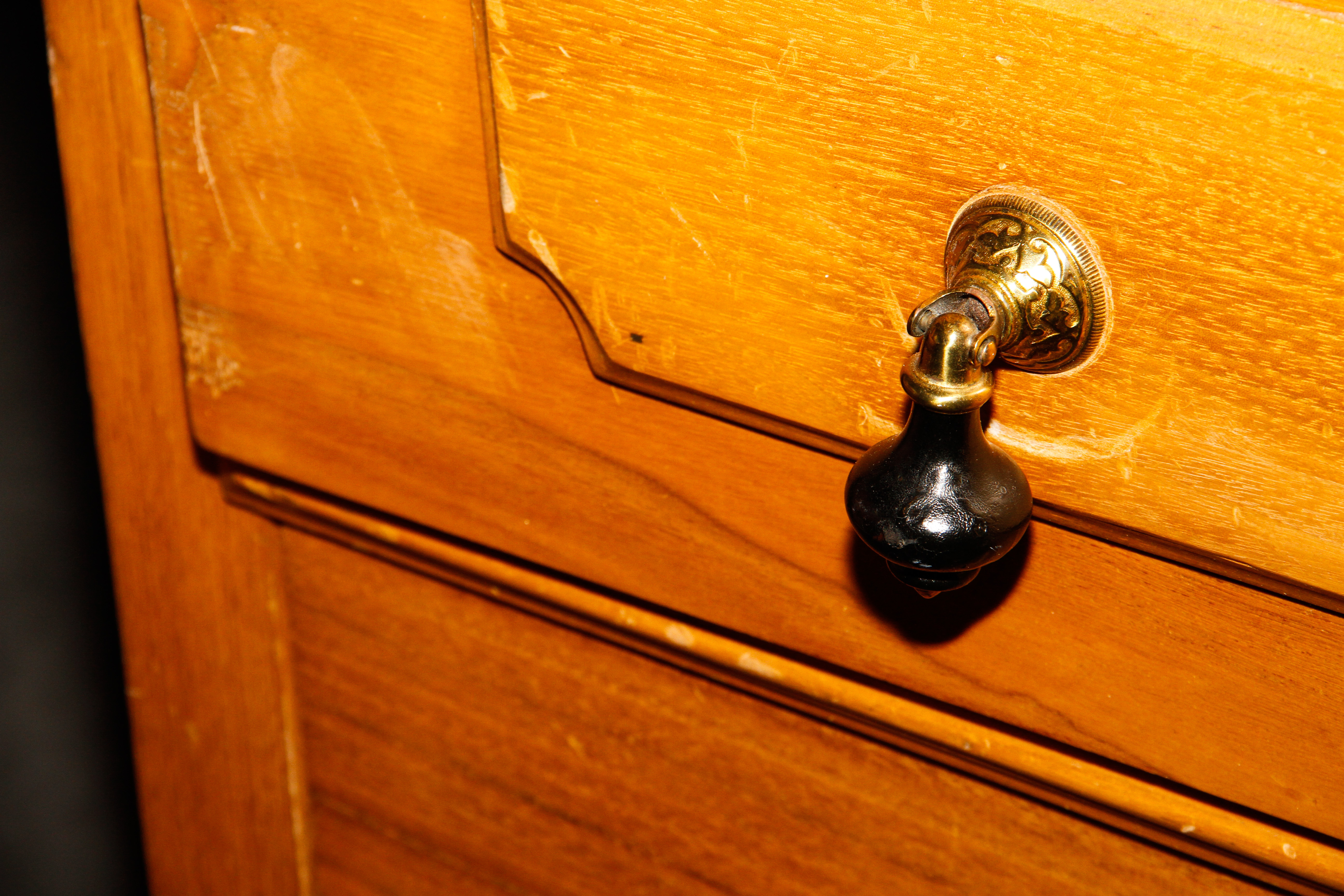 Oak Dresser with Vanity Mirror