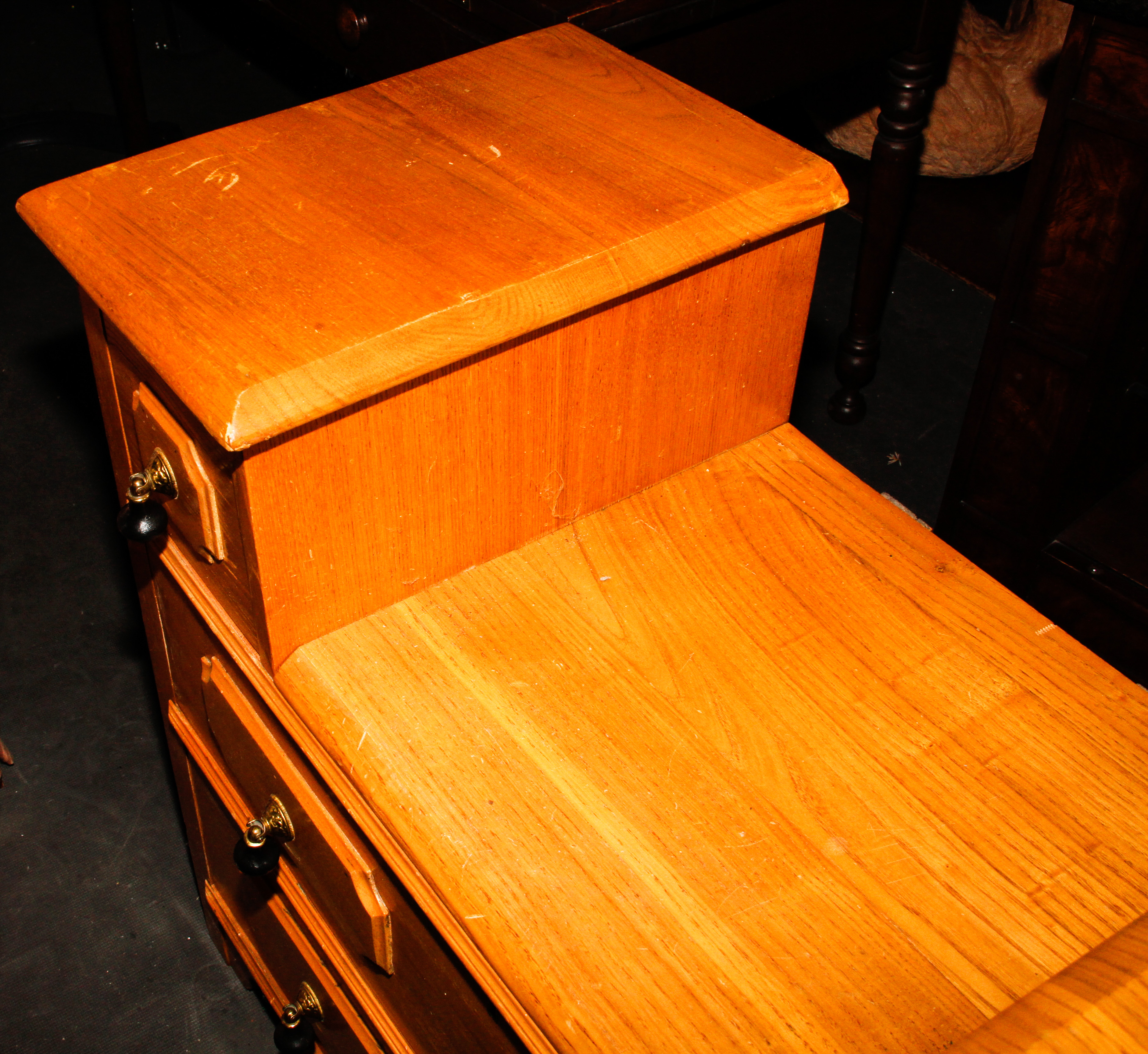 Oak Dresser with Vanity Mirror