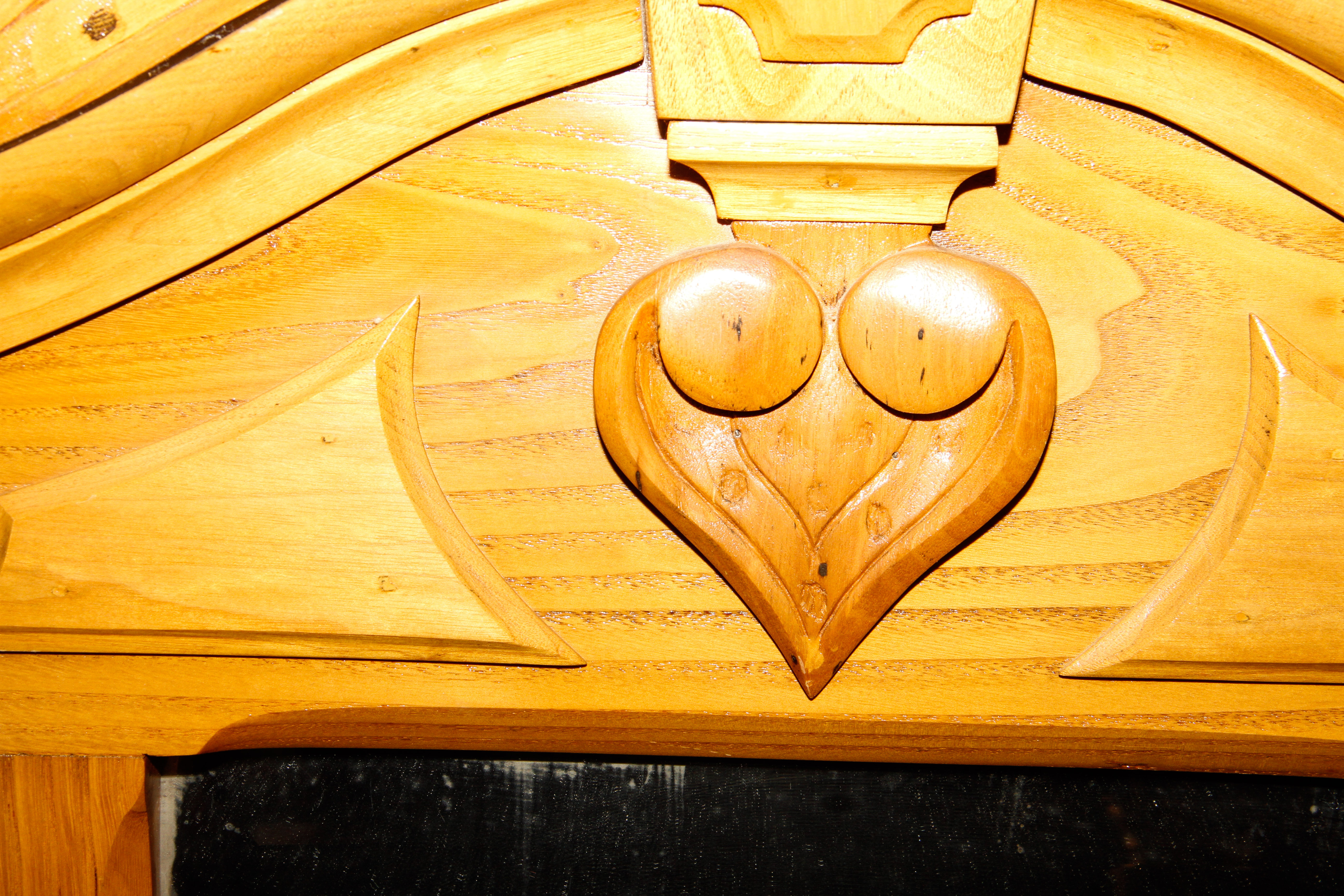 Oak Dresser with Vanity Mirror